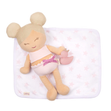 Lullababy Badpop Meisje Blond Haar Met Accessoires
