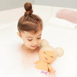 Lullababy Badpop Meisje Blond Haar Met Accessoires