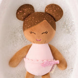 Lullababy Badpop Meisje Bruin Haar Small