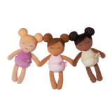 PRE-ORDER - Lullababy Badpopjes In Mandje - Wit
