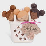PRE-ORDER - Lullababy Badpopjes In Mandje - Wit