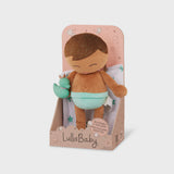 Lullababy Badpop Jongen Bruin Haar Met Accessoires