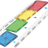 Magna-Tiles Rail Racers - 33 Pieces