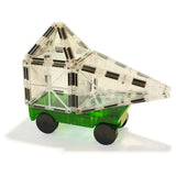 Magna-Tiles Set Van 2 Auto's - Green & Yellow