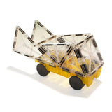 Magna-Tiles Set Van 2 Auto's - Green & Yellow