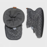 Melton Slofjes Structuur - Grey Melange
