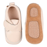 Melton Luxe Leren Slofjes - Sand
