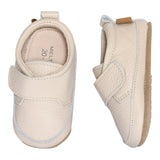 Melton Luxe Leren Slofjes - Sand