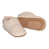 Melton Luxe Leren Slofjes - Sand