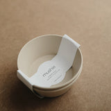 Mushie 2-Pack Bakjes Rond - Vanilla