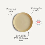 Mushie 2-Pack Bordjes Rond - Vanilla