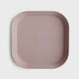 Mushie 2-Pack Bordjes Vierkant - Blush