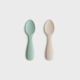 Mushie 2-Pack Babylepels - Cambridge Blue / Shifting Sand