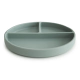Mushie Siliconen Vakkenbord Met Zuignap - Cambridge Blue