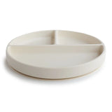 Mushie Siliconen Vakkenbord Met Zuignap - Ivory