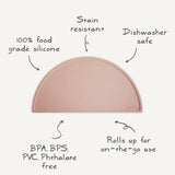 Mushie Siliconen Placemat - Walvis