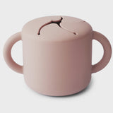 Mushie Siliconen Snackbeker - Blush