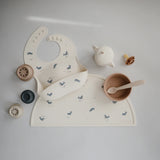 Mushie Siliconen Placemat - Walvis