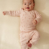 Little Dutch Newborn Longsleeve Met Overslag Fairy Flowers
