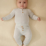Little Dutch Newborn Romper Lange Mouw Baby Blue