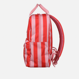Ole Rugzak Medium - Stripe Poppy Red