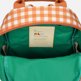 Ole Rugzak Small - Geruit Canyon Oranje