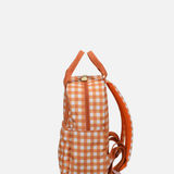 Ole Rugzak Small - Geruit Canyon Oranje