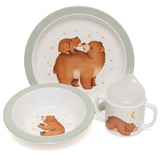 Petit Monkey Melamine Bord - Bear & Stars