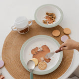 Petit Monkey Melamine Kom - Bear & Stars
