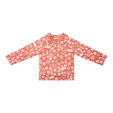 Little Dutch Zwemshirt Lange Mouwen Sea Life Coral Red
