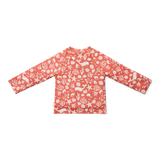 Little Dutch Zwemshirt Lange Mouwen Sea Life Coral Red