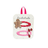 Rockahula Kids Christmas Haarclipjes - Jolly Gingerbread Man
