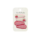 Rockahula Kids Haarclipjes Stof Cherry Dreams