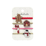 Rockahula Kids Christmas Haarelastiekjes - Jolly Gingerbread