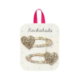 Rockahula Kids Haarclipjes Petal Glitter Heart