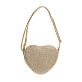 Rockahula Kids Tasje Love Heart Gold Glitter