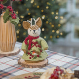 Sjaal Met Verhaal - Decoratie Hert Roodborstje - English Christmas