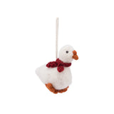 Sjaal Met Verhaal - Hanger Gans Met Sjaal - Rood