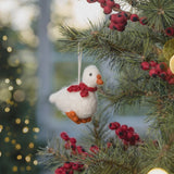 Sjaal Met Verhaal - Hanger Gans Met Sjaal - Rood
