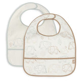 Jollein Slab Waterproof - 2 Stuks - Elephant Tales