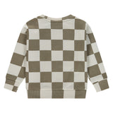 Stains & Stories Boys Sweater Geblokt Sand