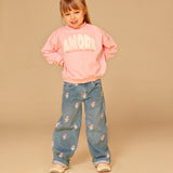 Stains & Stoires Girls Spijkerbroek Wide Leg Icecream