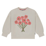 Stains & Stories Girls Sweater Ivory Print