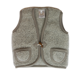 We Are Wovens Wollen Bodywarmer Earl Grey