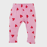Z8 Newborn Legging Florance - Hartjes - Pink