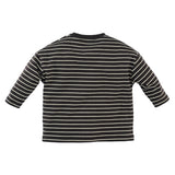 Z8 Newborn Longsleeve Robbie - Streep - Chocolate